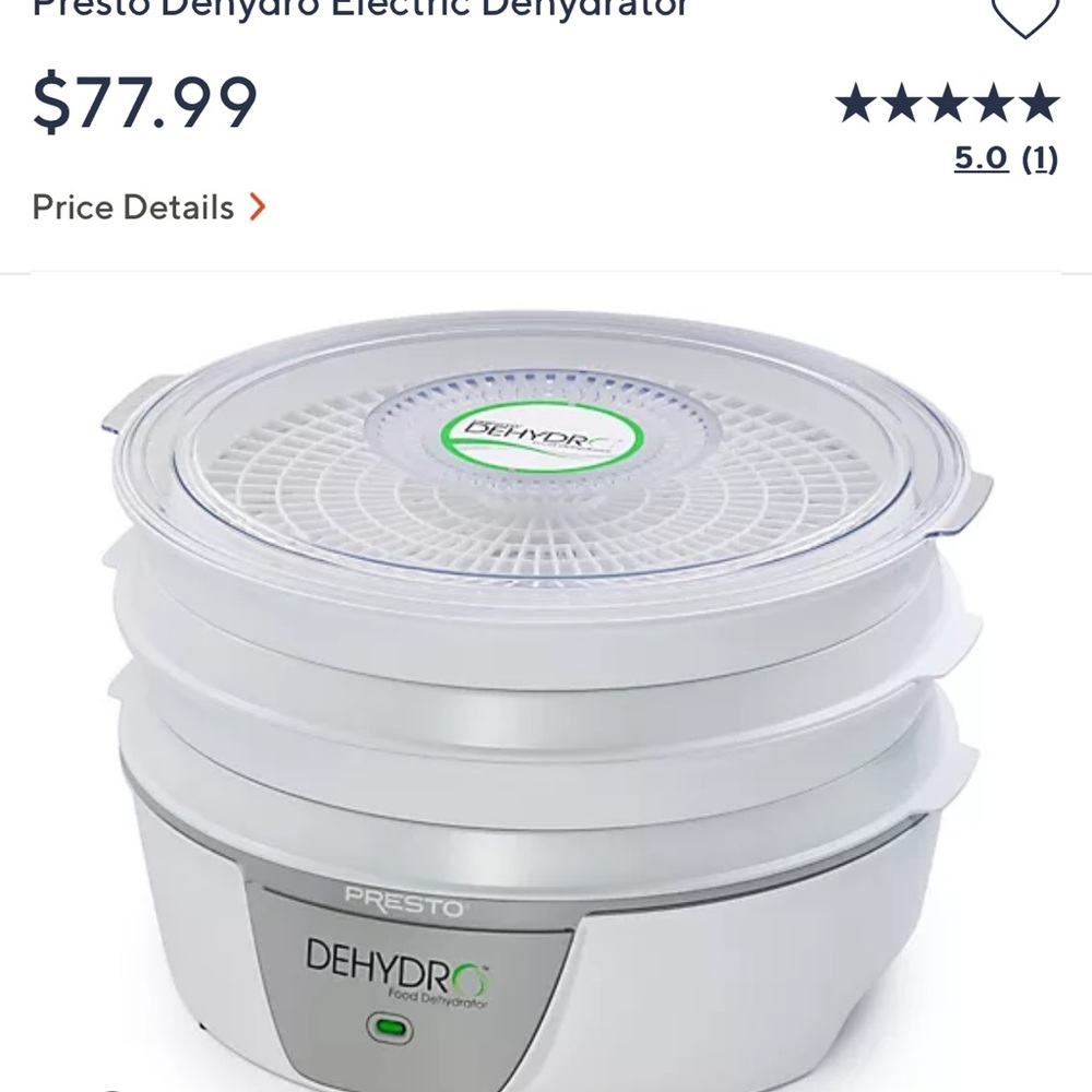 Food dehydrator, used once